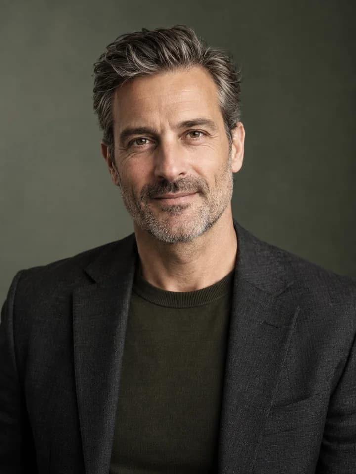 Portrait of Adrian Vossmere, a team member